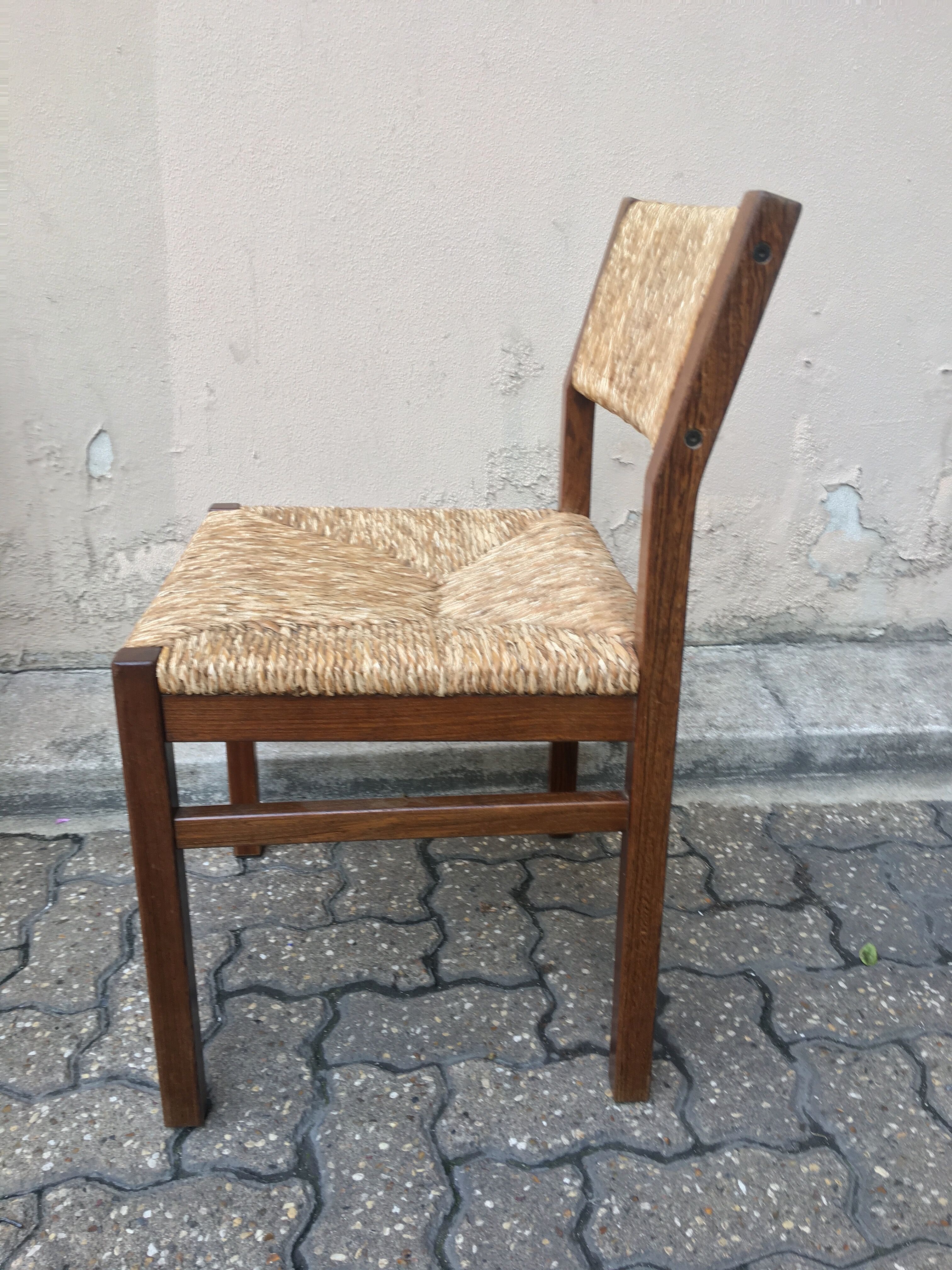 PRODUCT BHV - PASTOE chair in rosewood and straw