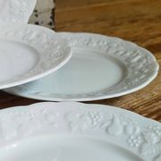 Six vintage Philippe Deshoulières Limoges California porcelain bread plates