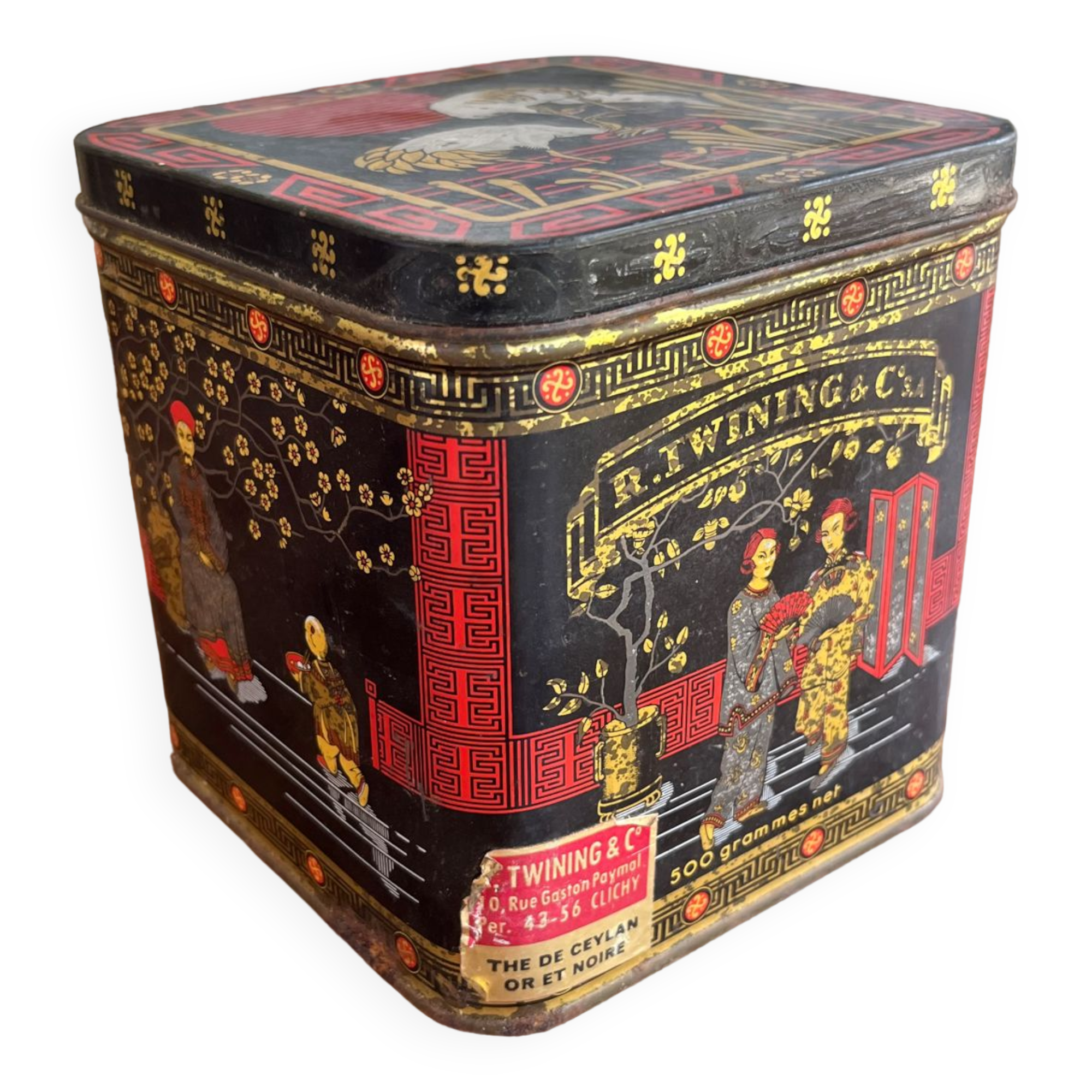 Old tea box