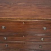 Commode-secrétaire Anglaise en acajou