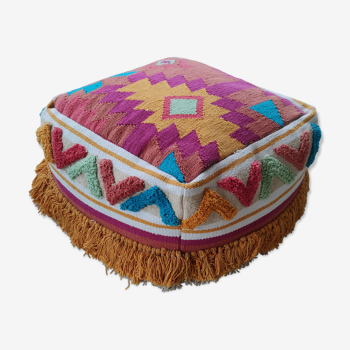 Colorful pouf India