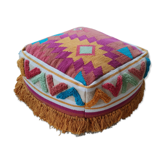 Colorful pouf India