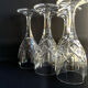 Bohemia - glasses on foot (6) - Modern mid-century - Lead crystal 24% Pbo