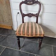 Chaise style Louis Philippe en acajou