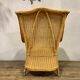 Fauteuil en rotin bambou osier 1950/1960 vintage
