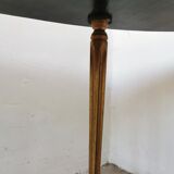 Oval coffee table in black opaline