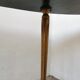 Oval coffee table in black opaline