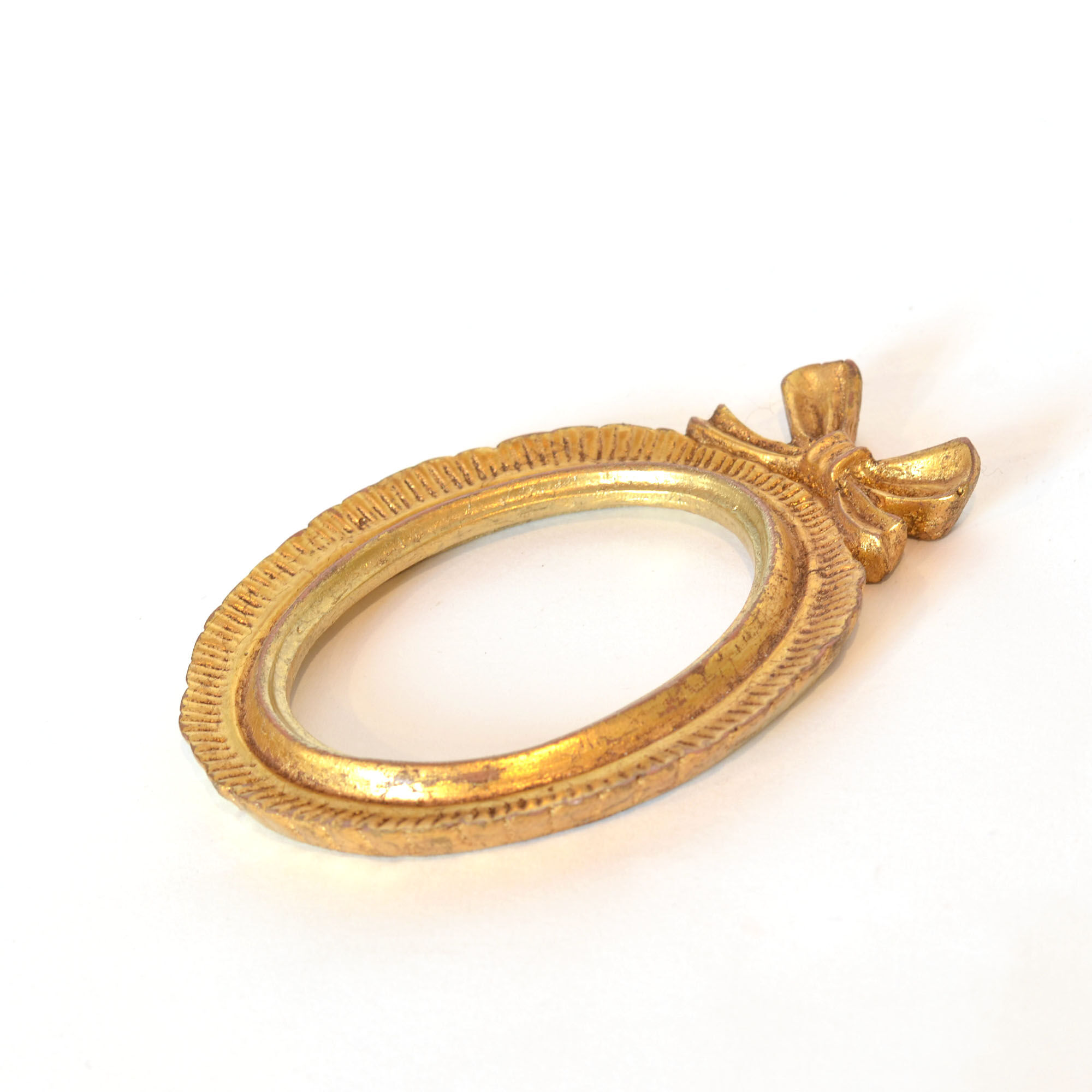 Pair of gilded miniature frames