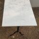 Table en marbre carrare poli