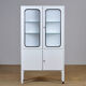 Glass & Iron Medical Cabinet, 1970s