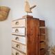 Petit meuble d'atelier vintage à tiroirs