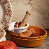 Duo of enamelled cast iron dishes Made in France LE CREUSET vintages