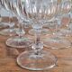 Service de 11 verres à eau en verre ciselé