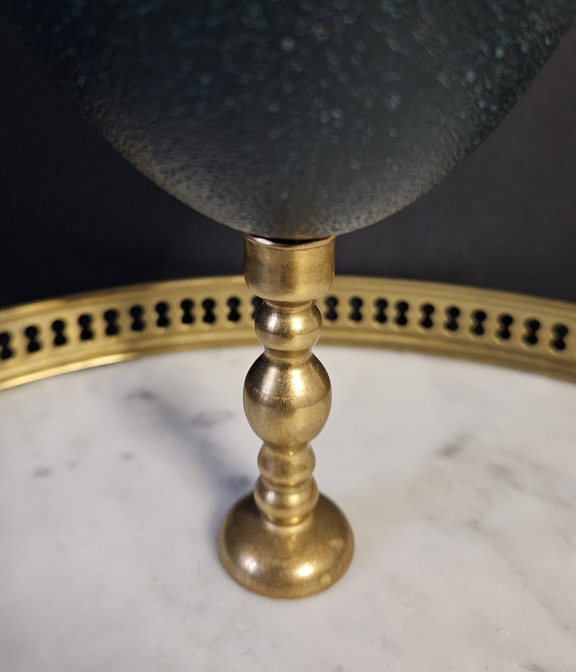 Emu Egg, Bronze Base (Early 20th century) H: 21 cm | Curiosity Collectible | PlaceOddity