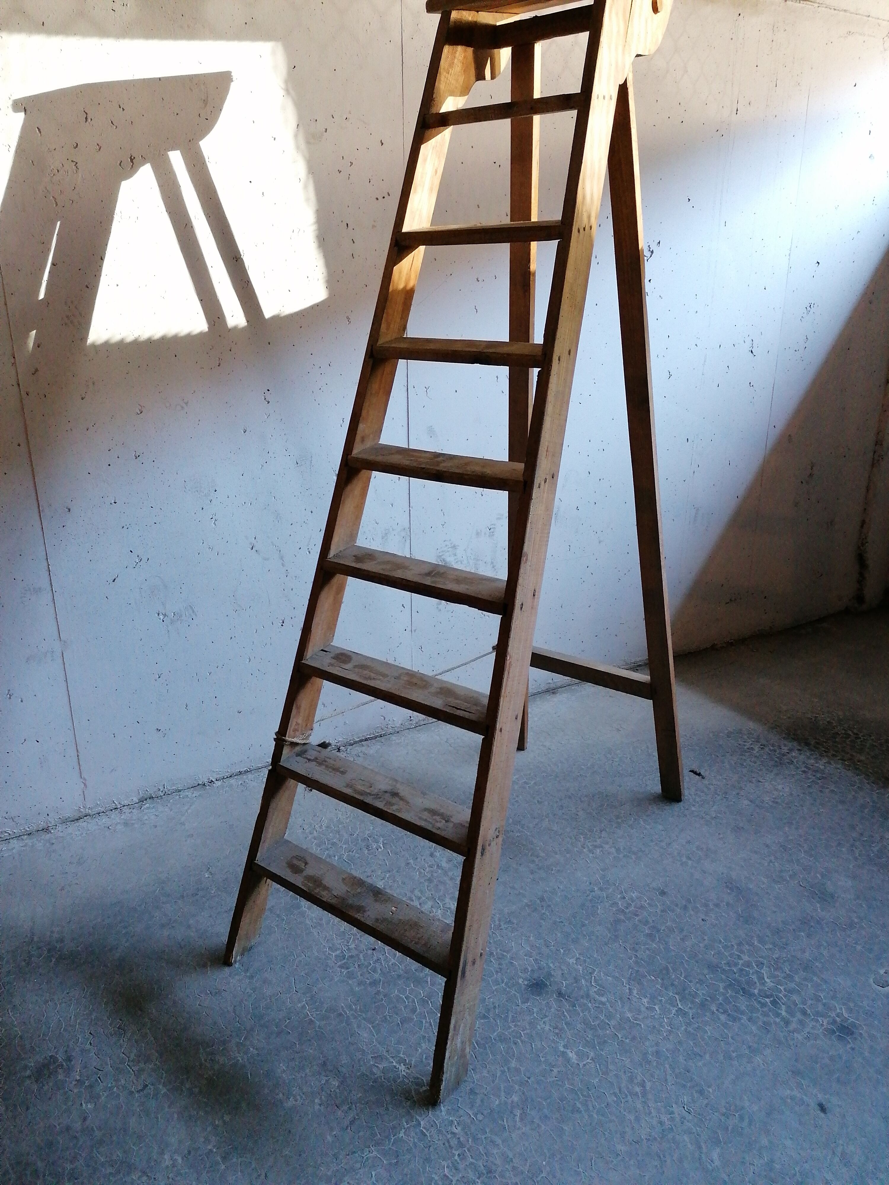 Old wooden ladder