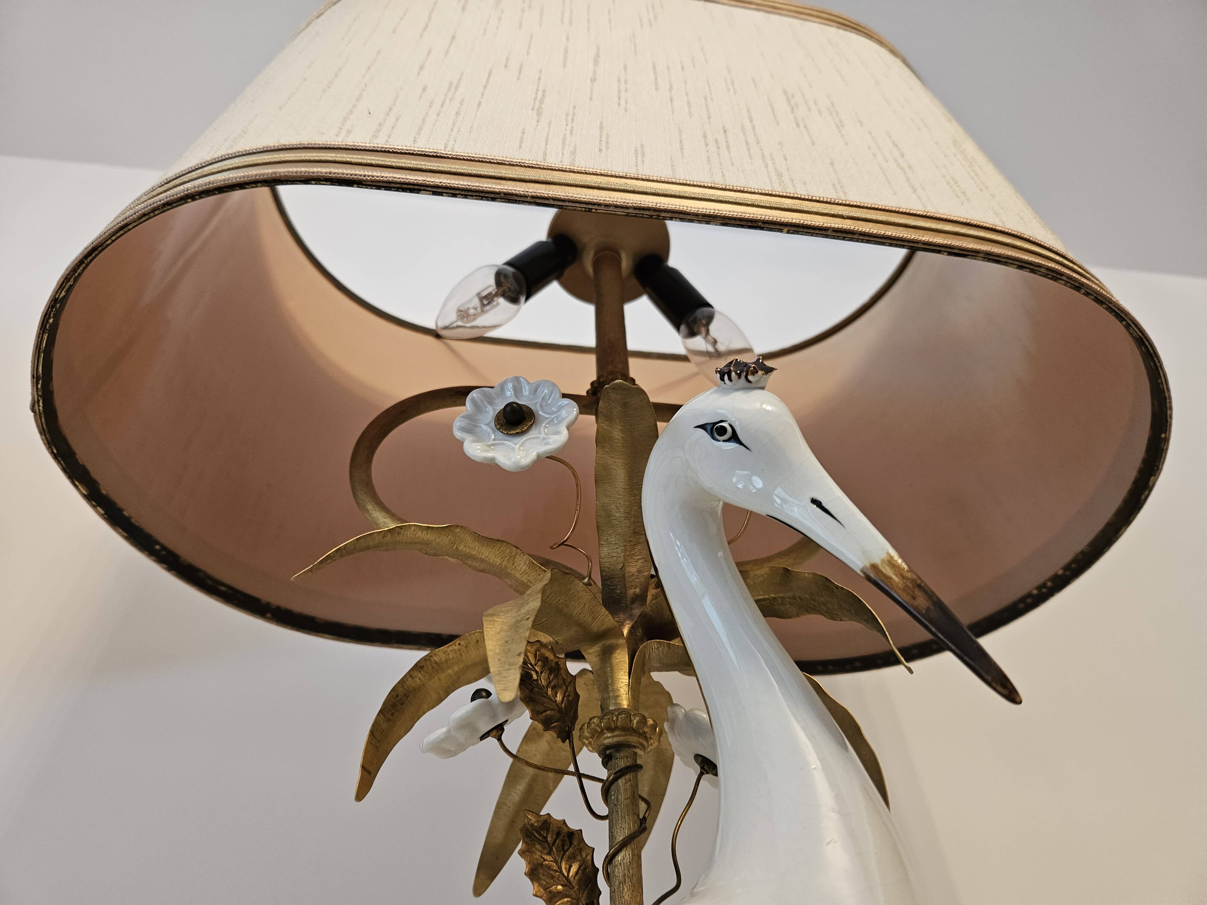 Lamps/vintage, a pair of unique mangani lamps, italy, 1960s/1970s.