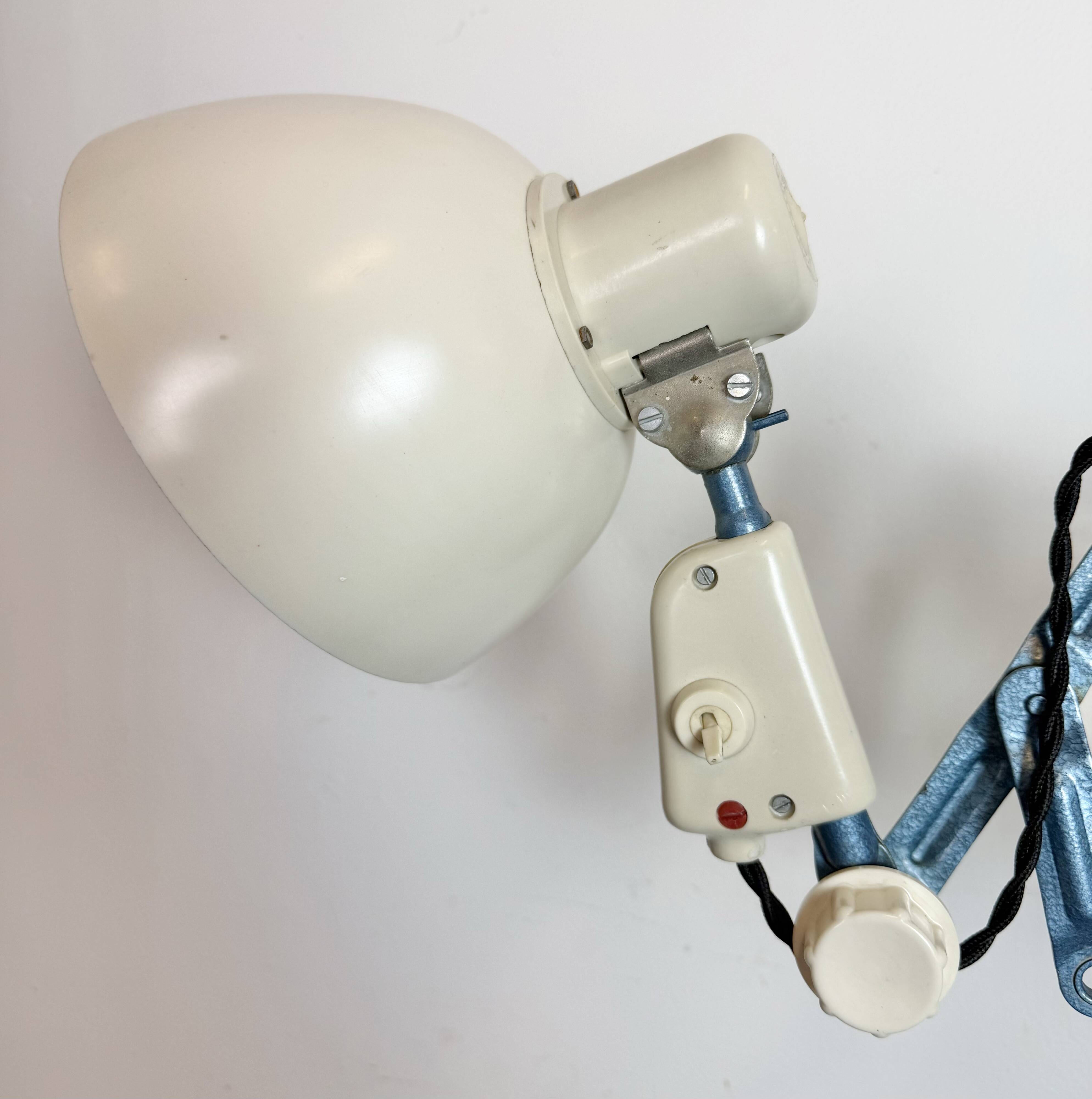 Industrial East German Scissor Lamp from Reif Dresden, 1950s