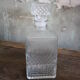 Striped glass whisky carafe