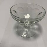 Coupes en verre transparentes anciennes