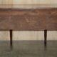 English buffet George III from around 1780 in restored flame wood.