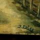 Painting painting Oil on canvas landscape mountain Mount Sapey Savoie