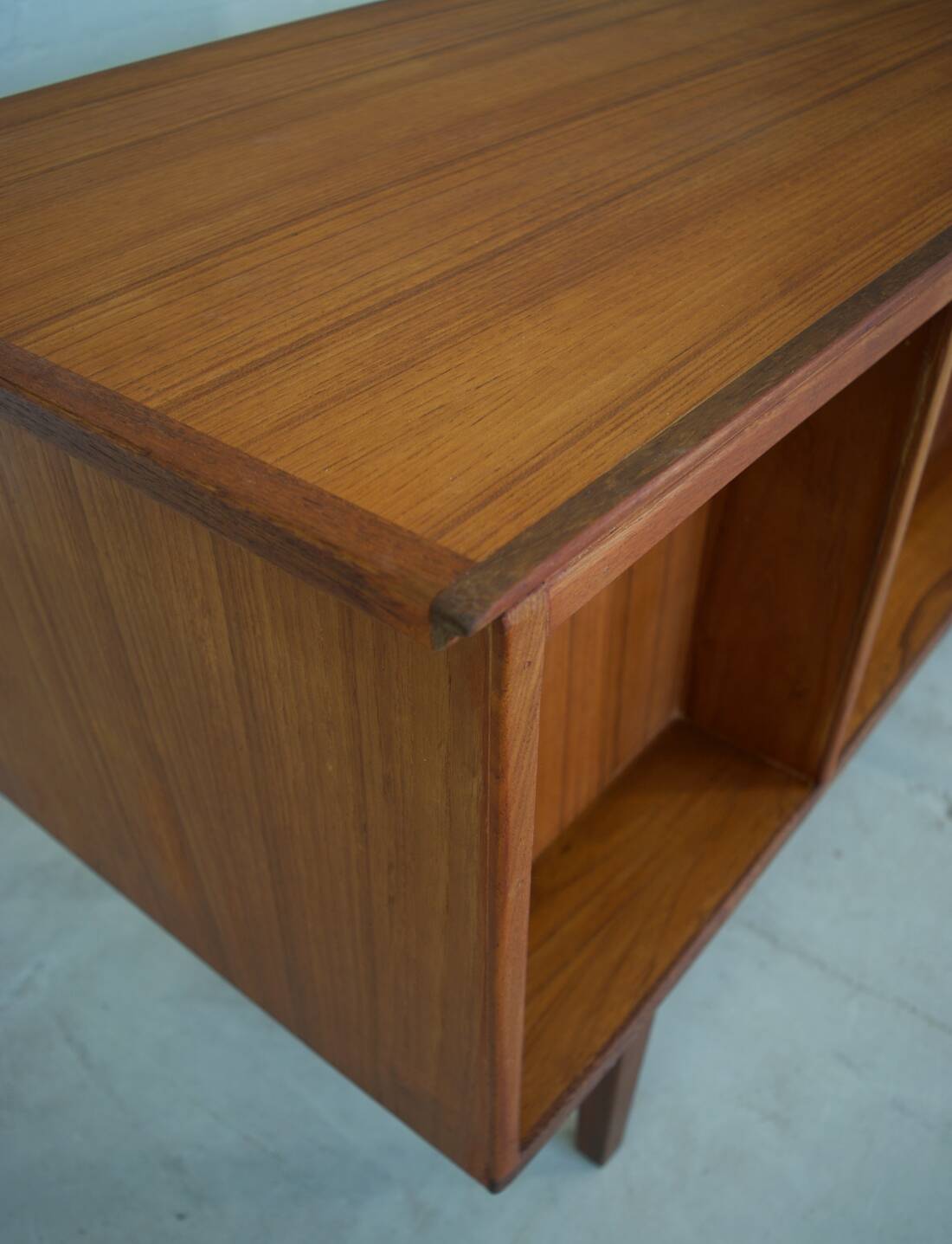 Danish Teak 7-Drawer Desk, 1960s.