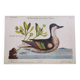 Antique bird engraving - Bahama Duck - Zoological plate by Seligmann & Catesby