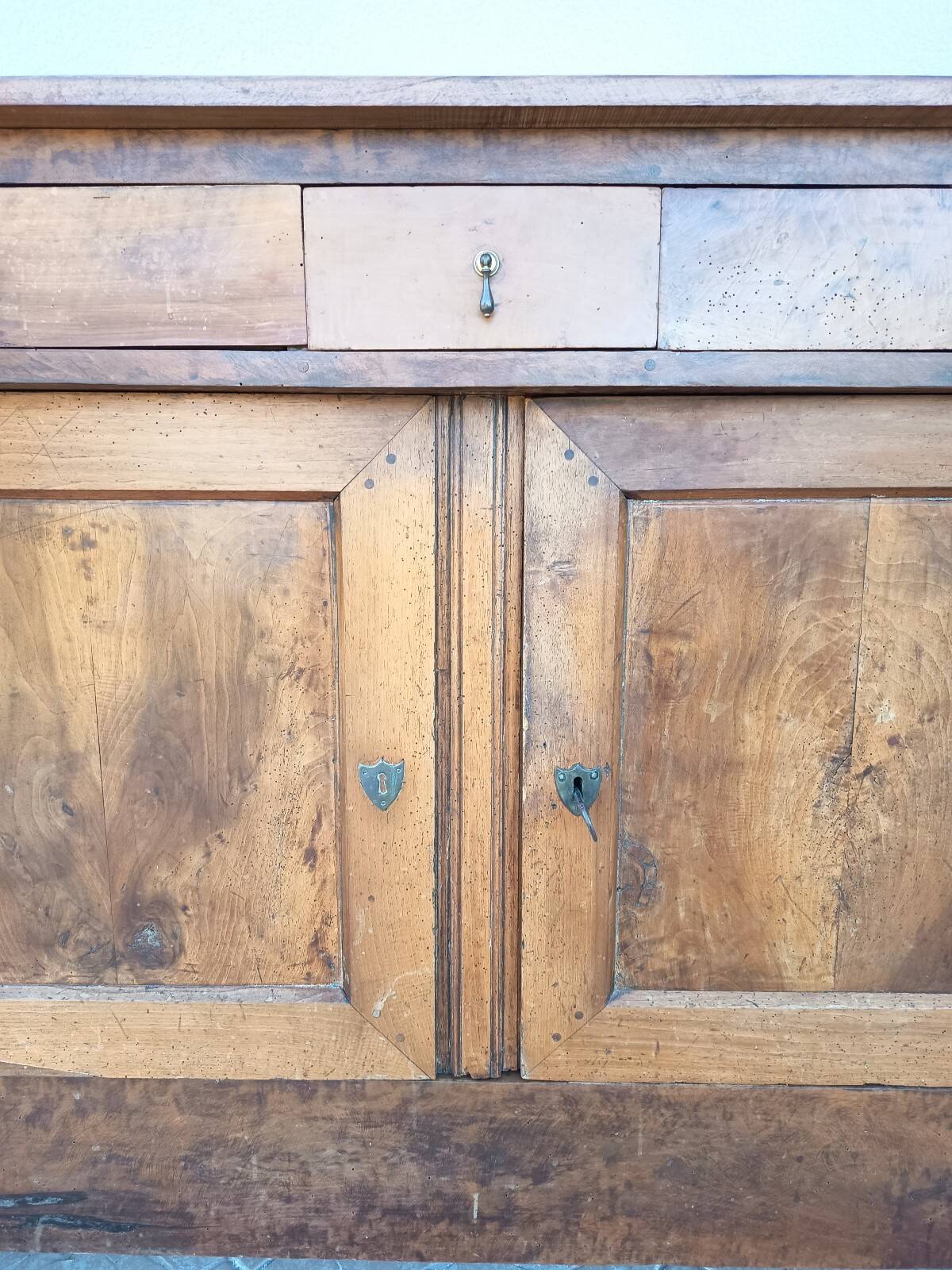 Empire-style buffet in cherry wood