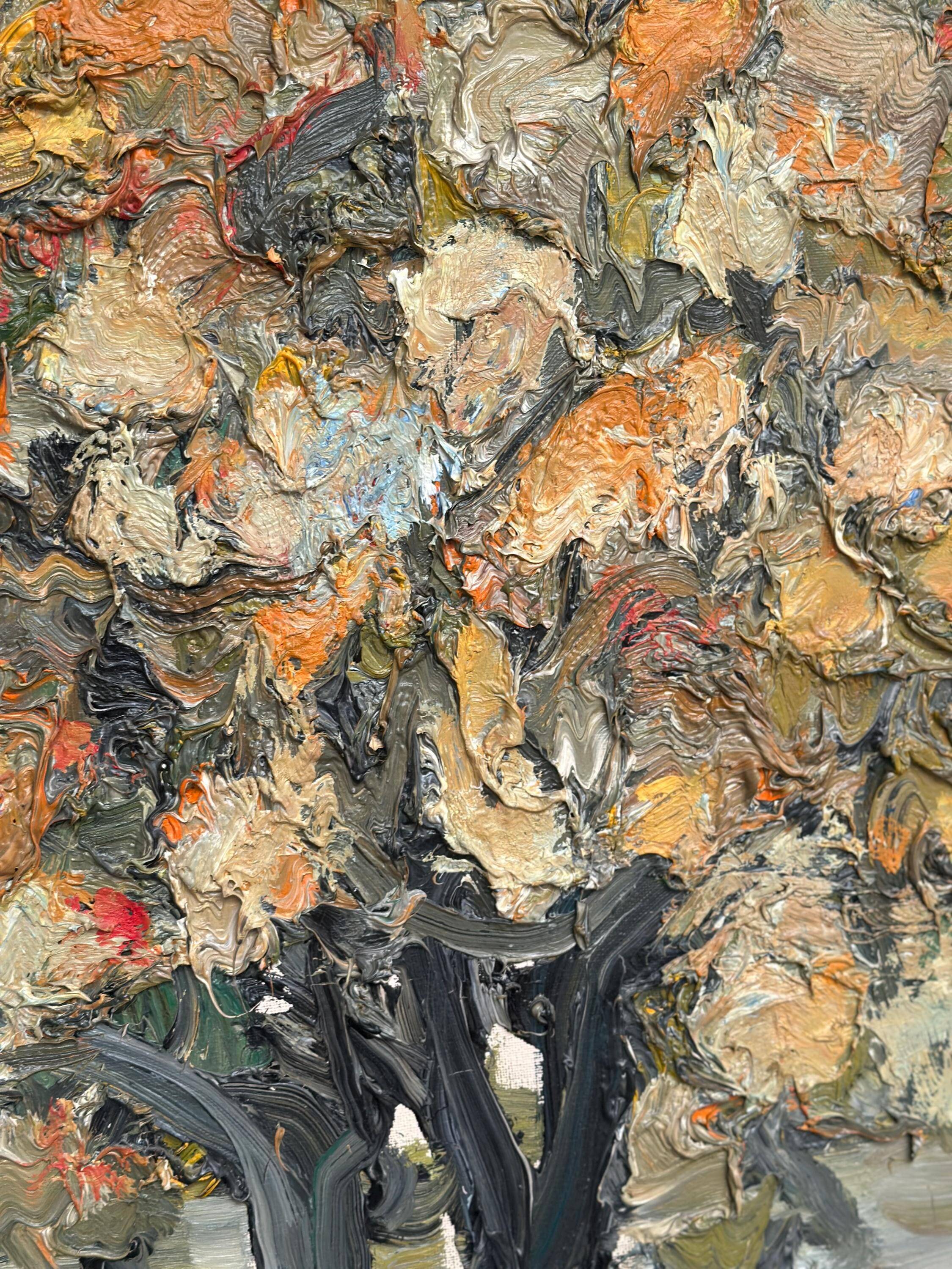 Original Swedish Oil On Canvas – “Chestnut Tree In Bloom” By Nils Olsson – Signed – Vintage & Framed – 83 × 72.5 Cm (32.7" × 28.5")