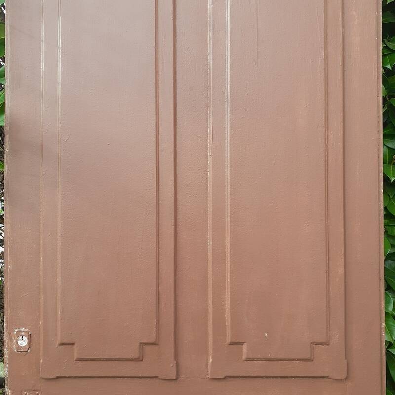 Old exterior entrance door solid H225xW86cm solid wood
