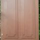 Old exterior entrance door solid H225xW86cm solid wood