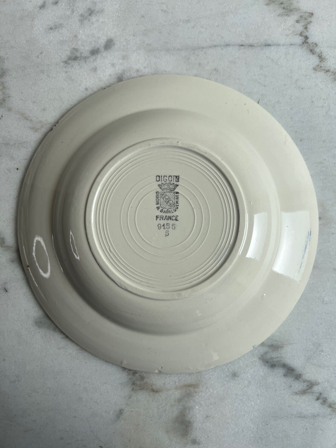 Digoin & Sarreguemines France Plate