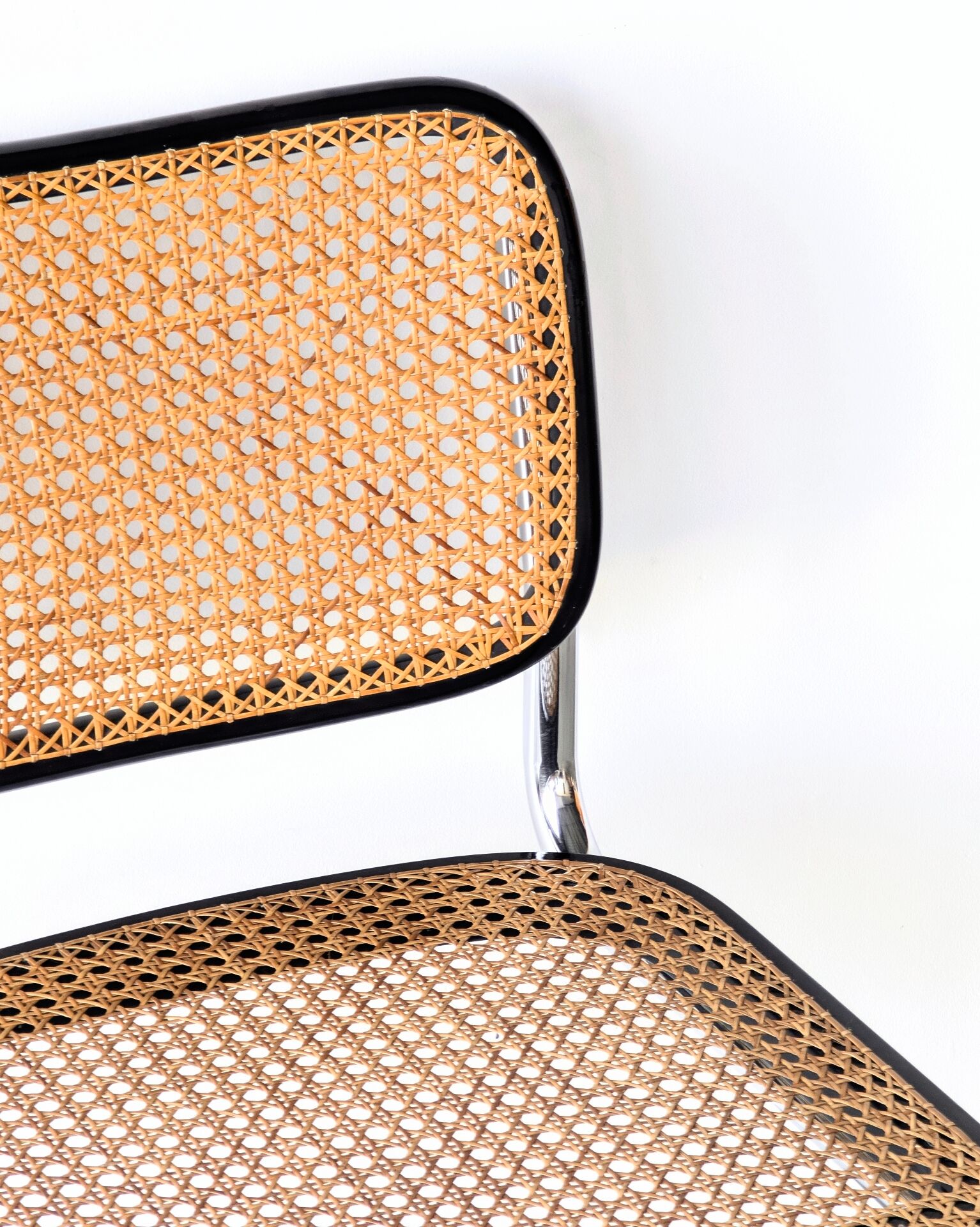 2 vintage Cesca B32 chairs stamped Gavina, M. Breuer, 1960s 1970s