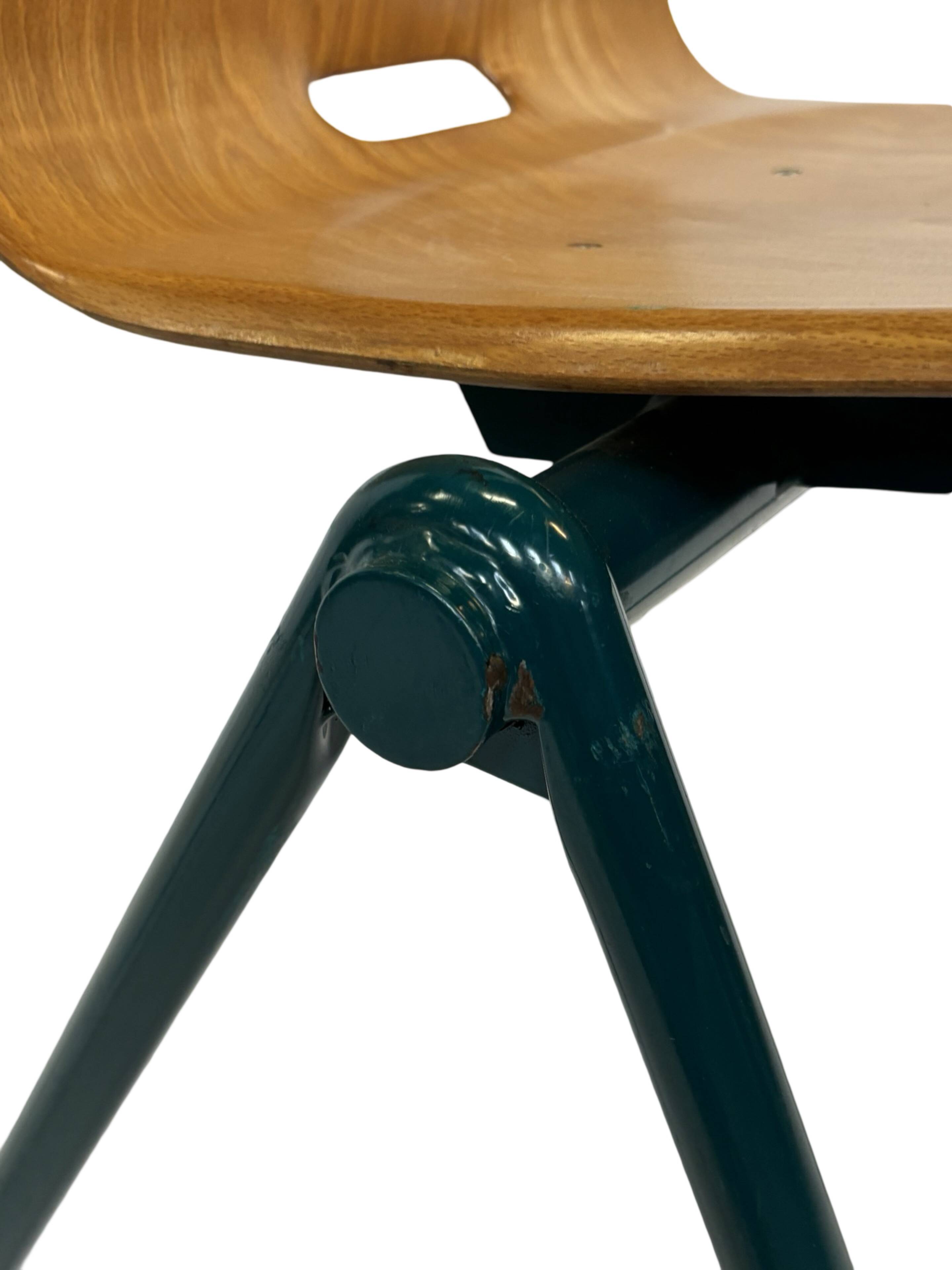 Vintage Dining Chair Industrial Pagwood from Woodmar 70's Design