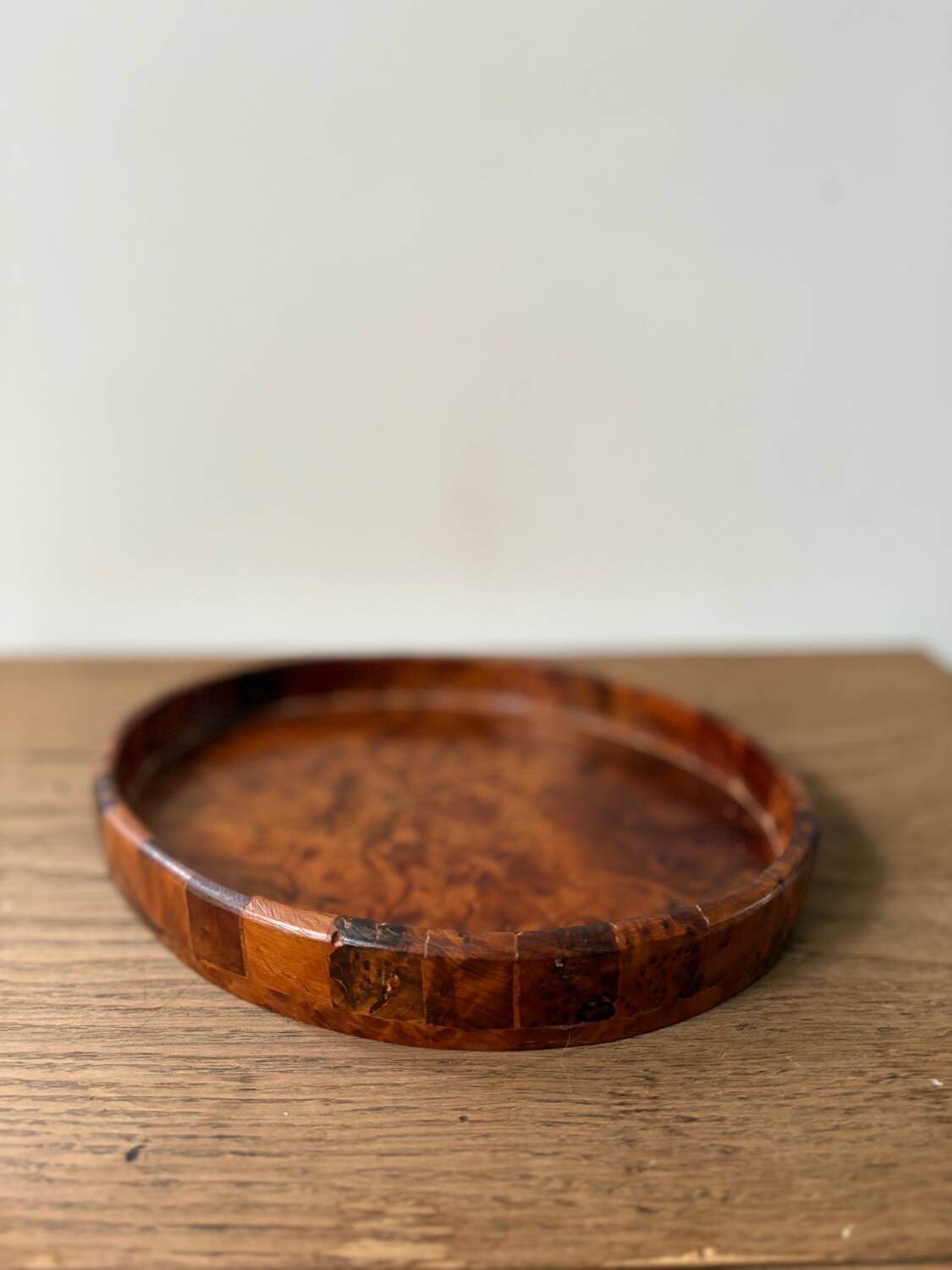 Thuya burl tray