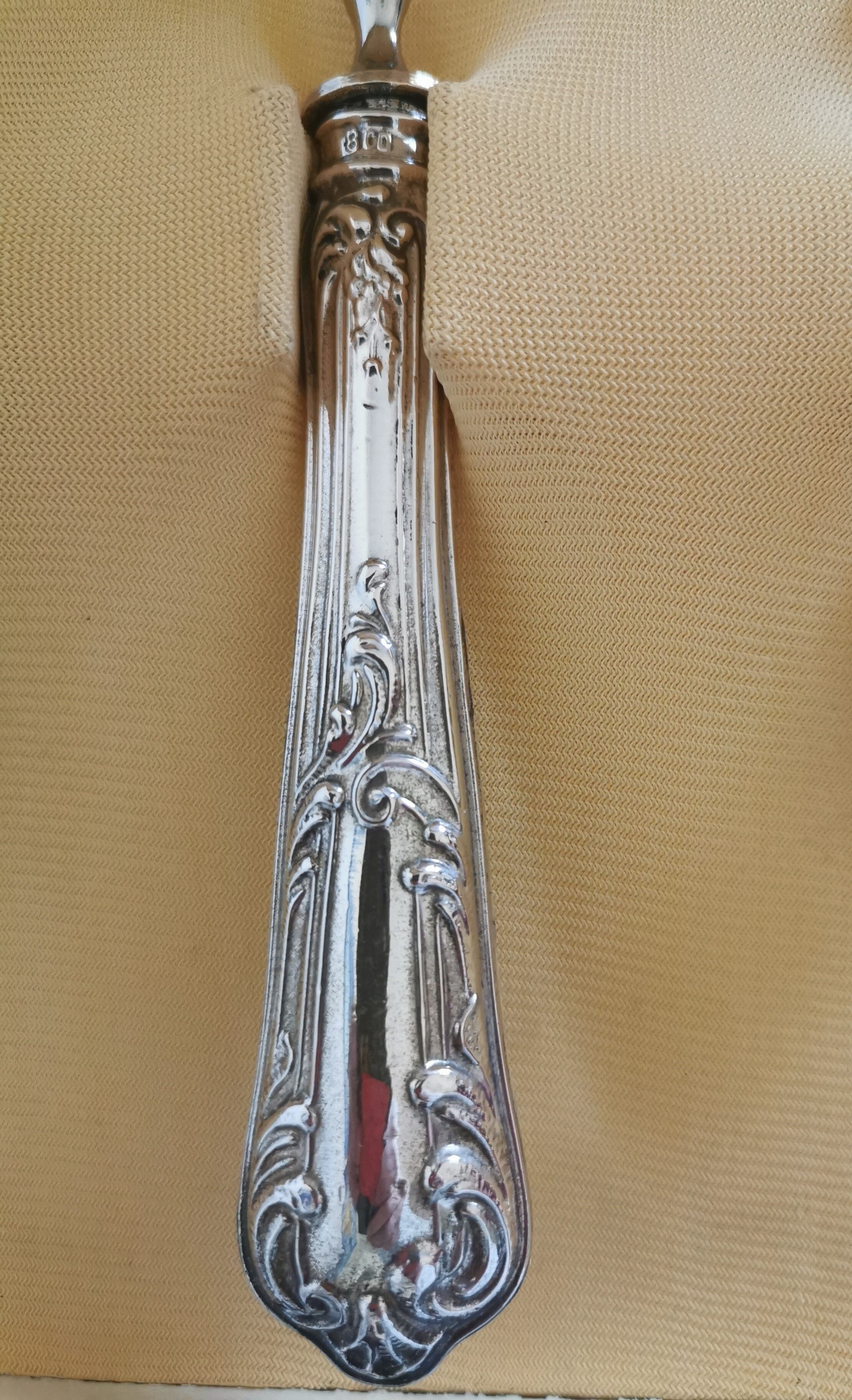 Dessert set (forks and spoons) - 800 silver