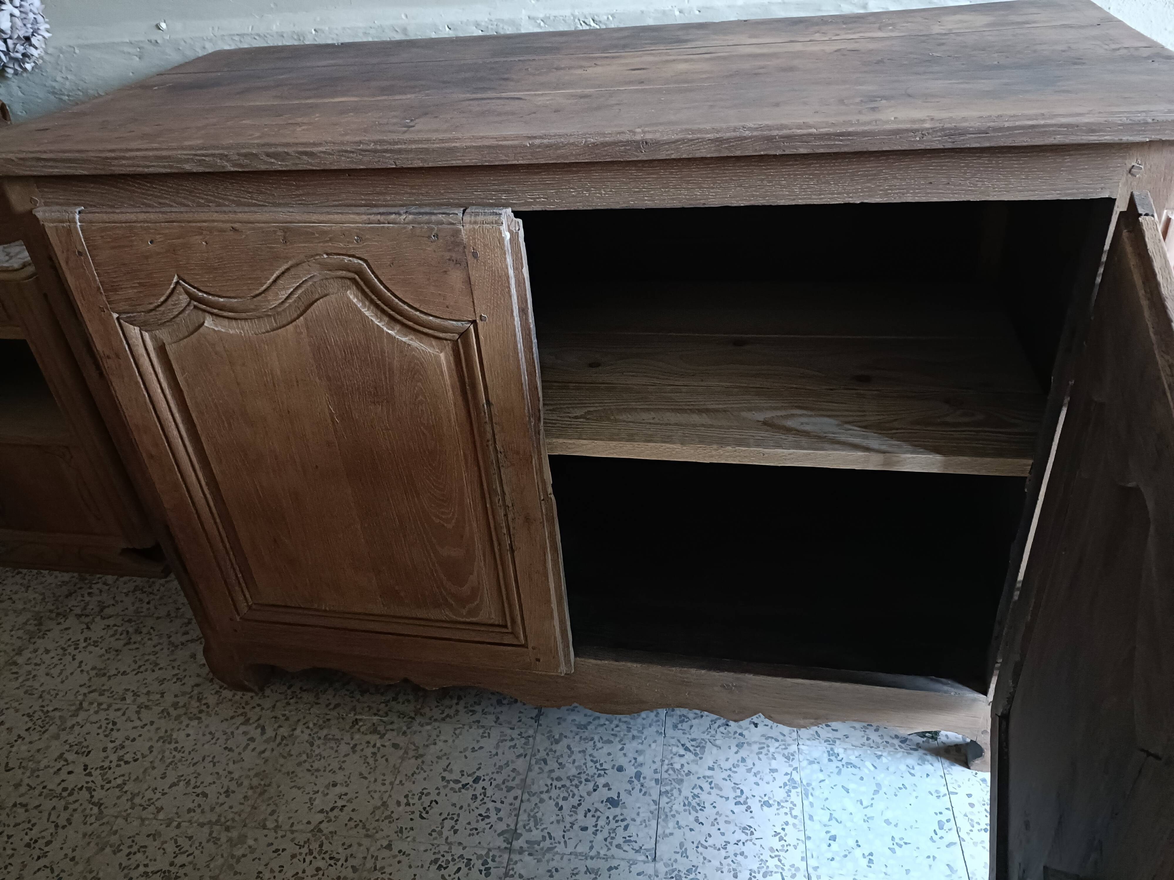 Renovated rustic sideboard