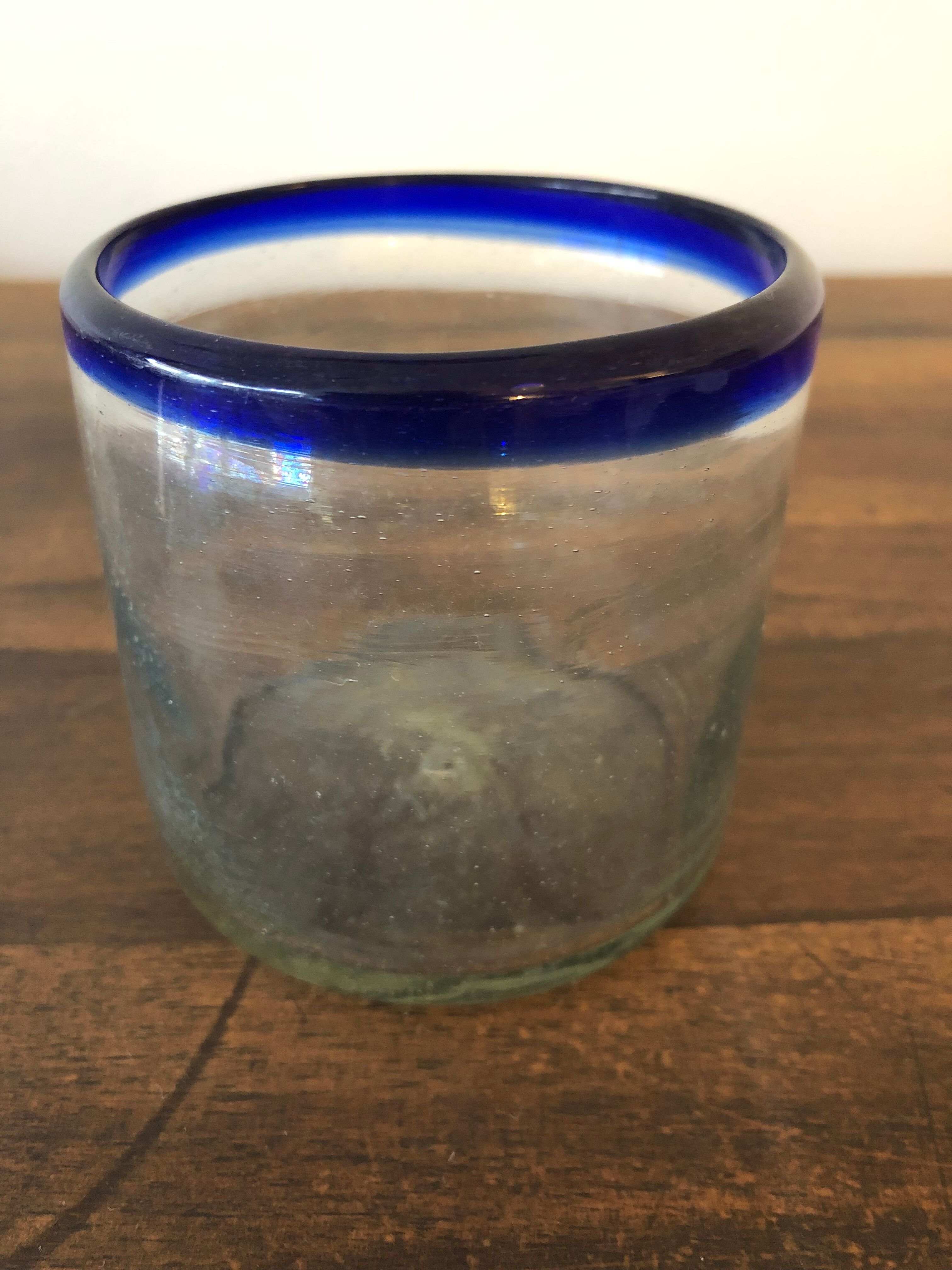 Old blown glass pencil pots