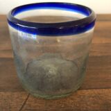 Old blown glass pencil pots