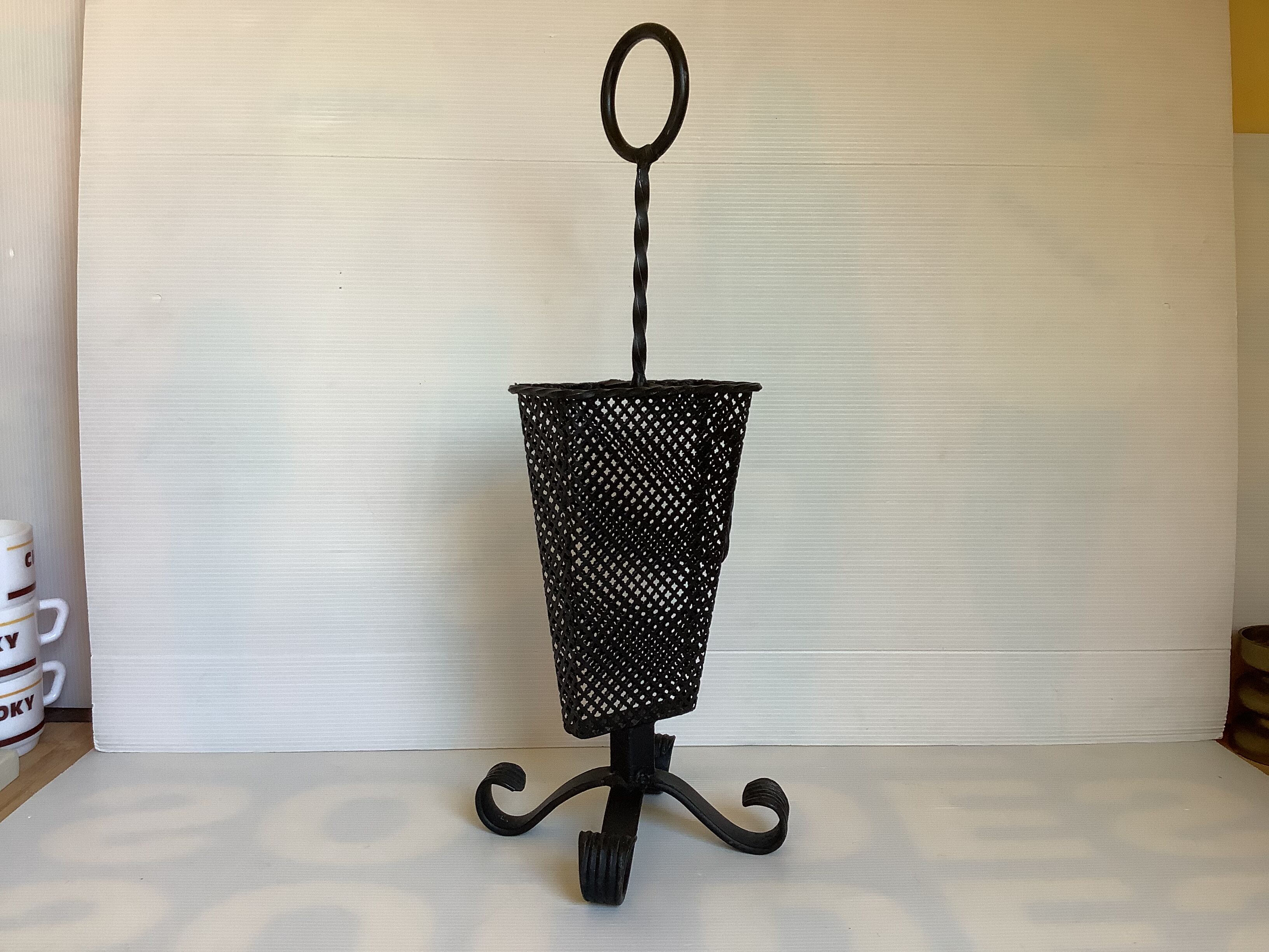 Fireplace match holder