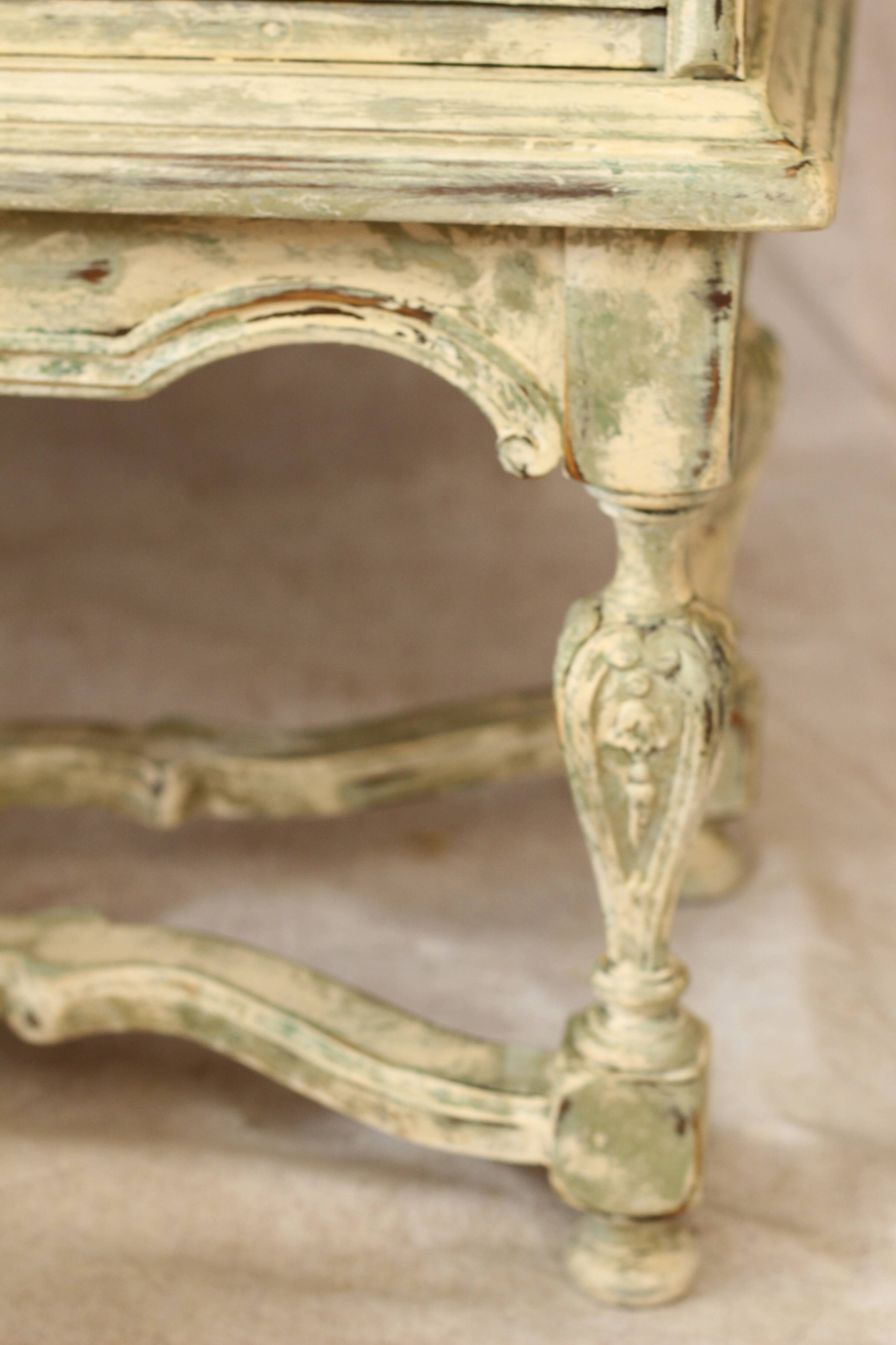 Antique patinated 2-door sideboard