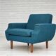 1970s, Danish armchair, original furniture wool, teak wood.