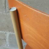 Paire de chaises d'école