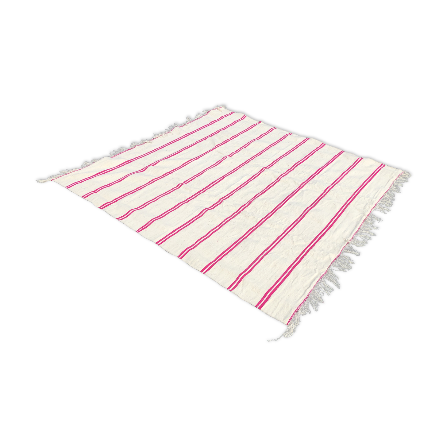 Tapis artisanal en laine 190x190cm