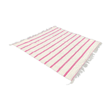 Handmade wool rug 190x190cm