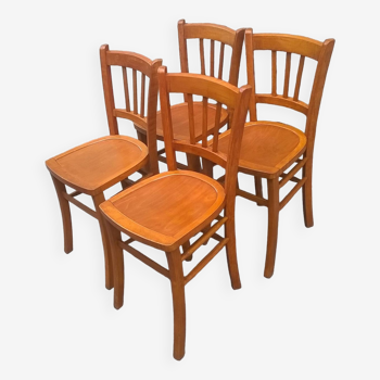 Ensemble de 4 chaises de bistrot luterma