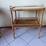 Serving in rattan and wicker