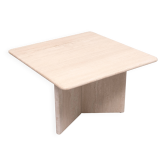 small Travertine Coffee table Italy 1970s