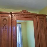 3-door art deco cabinet