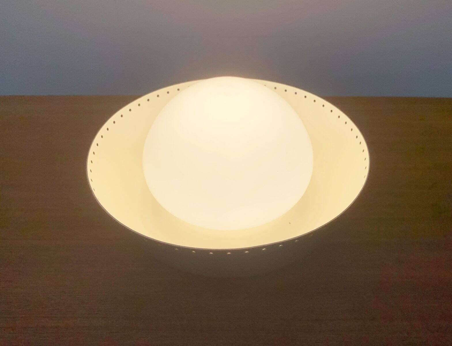 Mid-century German minimalist ceiling lamp by Bega.